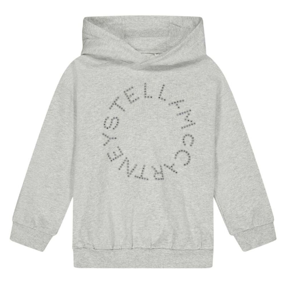 Stella McCartney Childrens/Kids Logo Overhead Hoodie / Gray